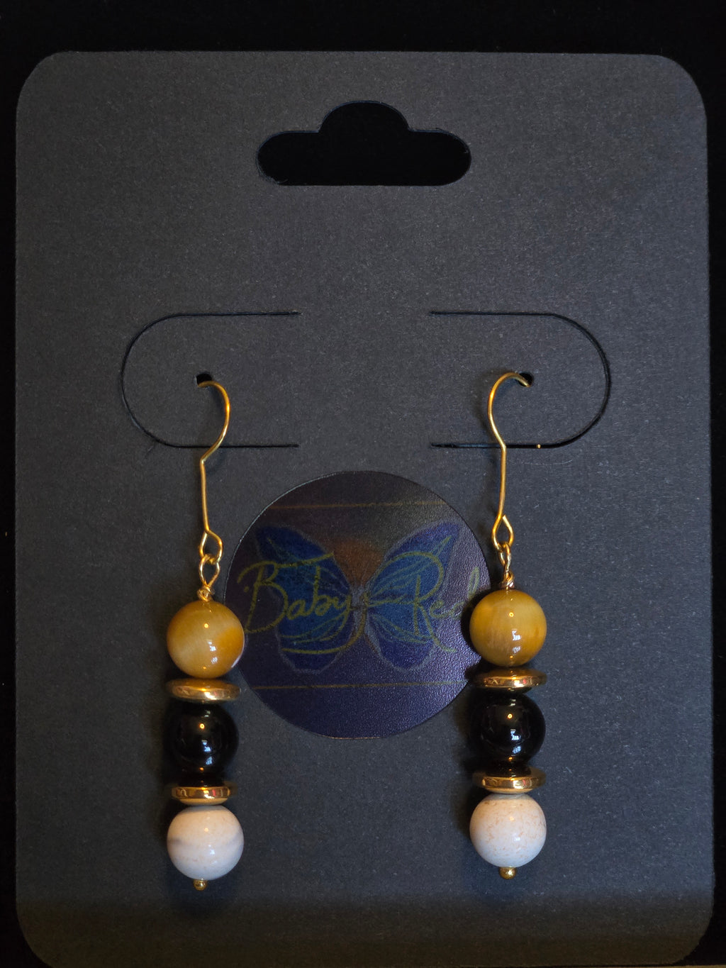 Golden Concha (Golden Shell) Earrings