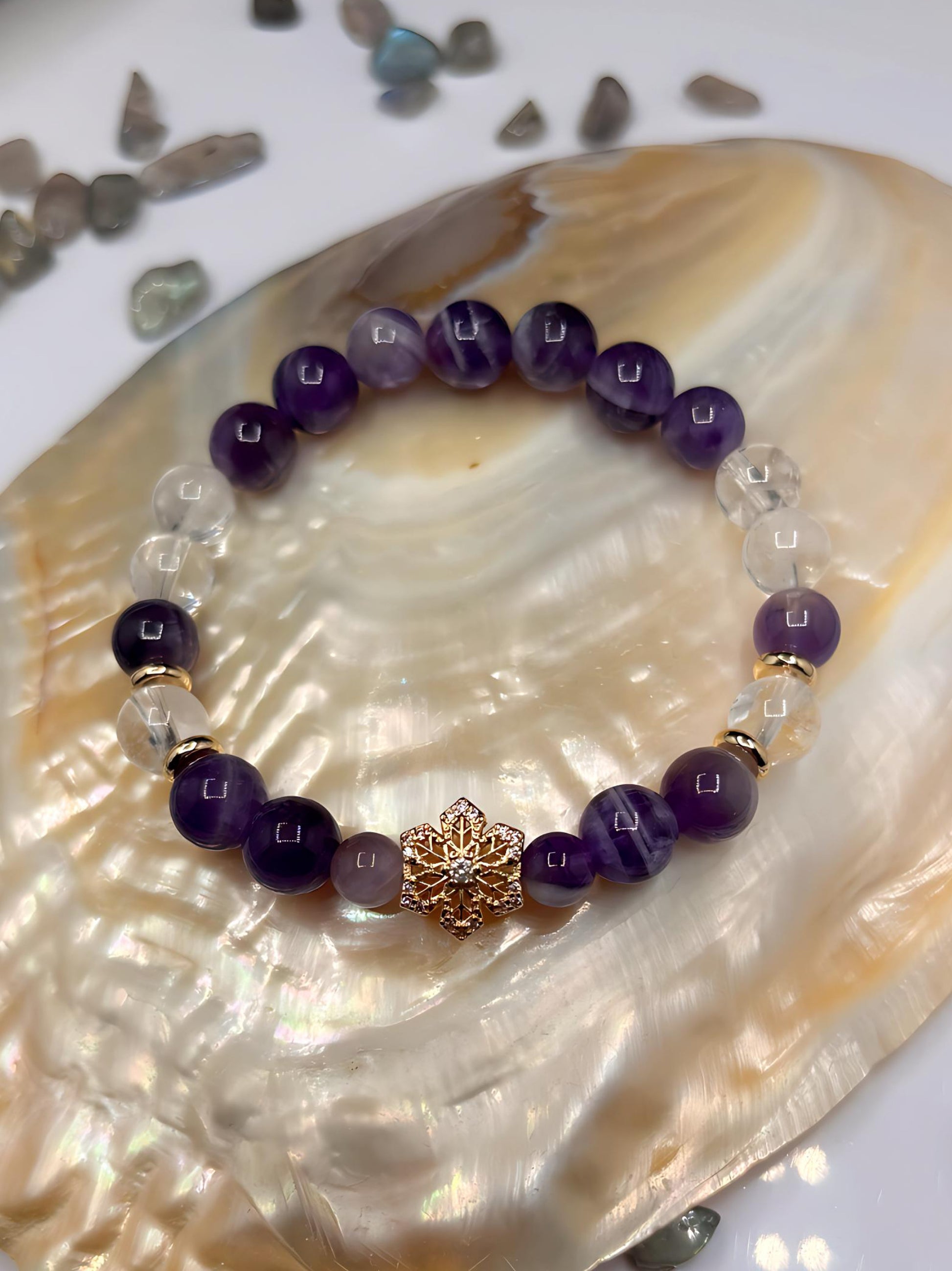 Amethyst & Clear Quartz 2