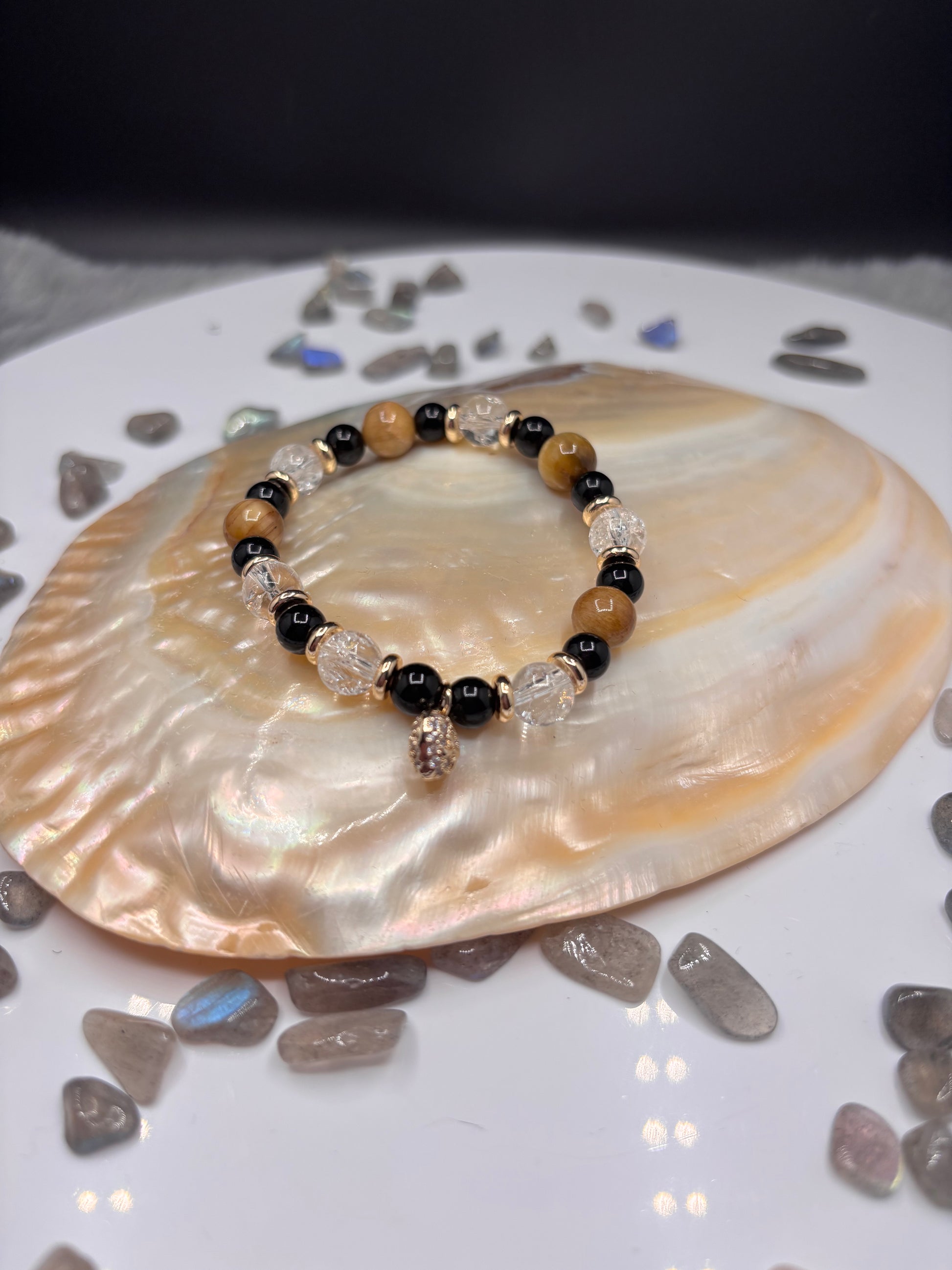 Quartz, Obsidian & TE w/ Heart